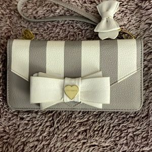 Betsy Johnson wallet clutch new without tags. Never used